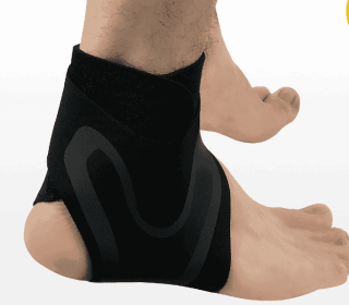 Ankle Support Brace Safety Running Basketball Sports Ankle Sleeves (Option: SM-1pc-Right)